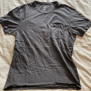 J Crew Garment Dyed Slub Cotton T Shirt